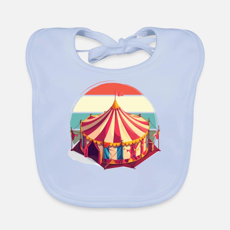 Circus Organic Baby Bibs