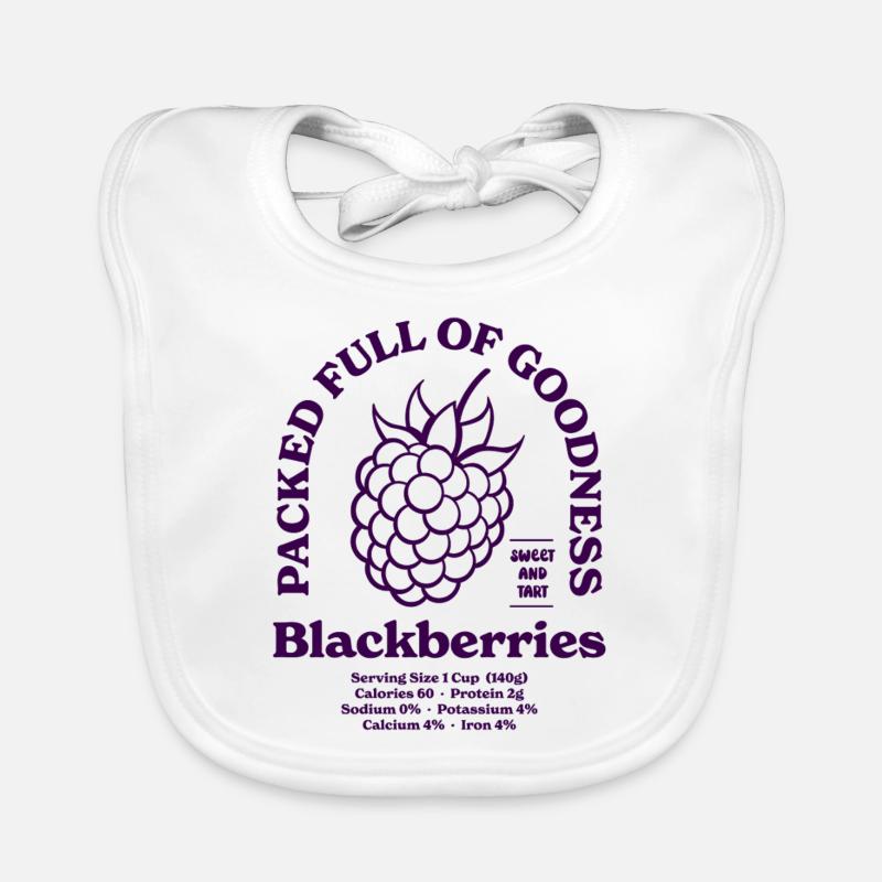 Brombeeren Nährstoffe Baby Bio-Lätzchen