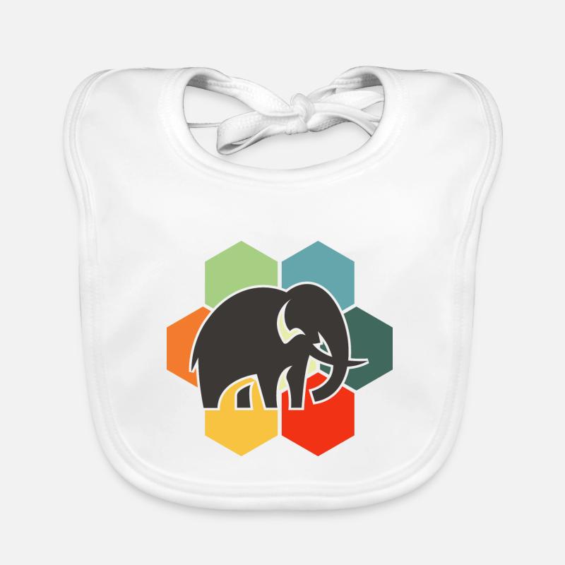 Elefant Baby Bio-Lätzchen