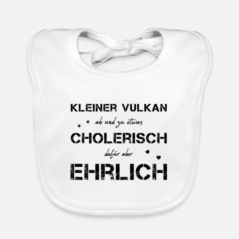 cholerisch ehrlich Choleriker Baby Bio-Lätzchen