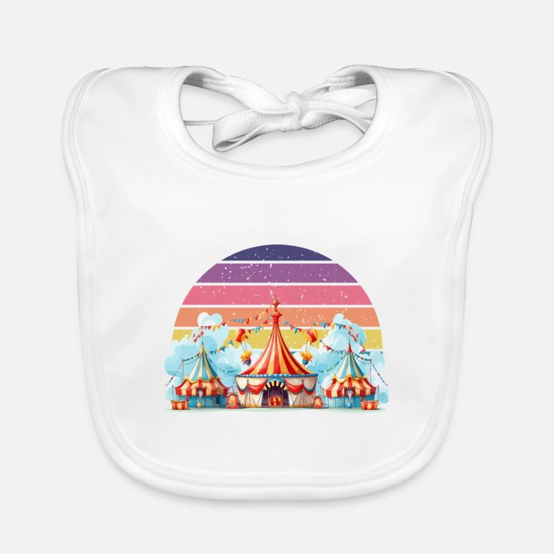 Cirque Bavoir bio Bébé