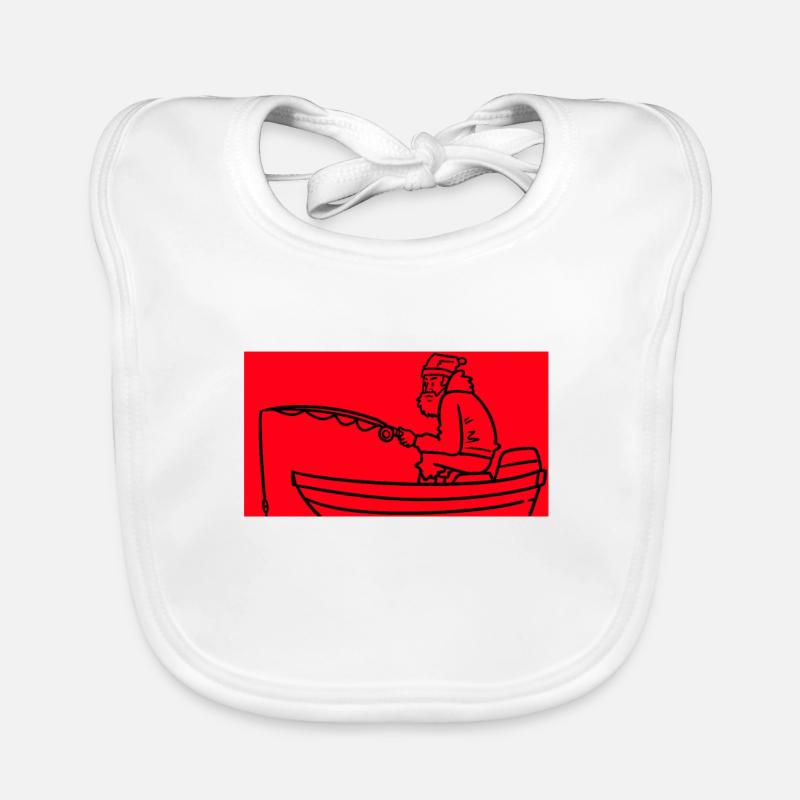 Pêche pêcheur passe-temps pêche pêche sportive Bavoir bio Bébé