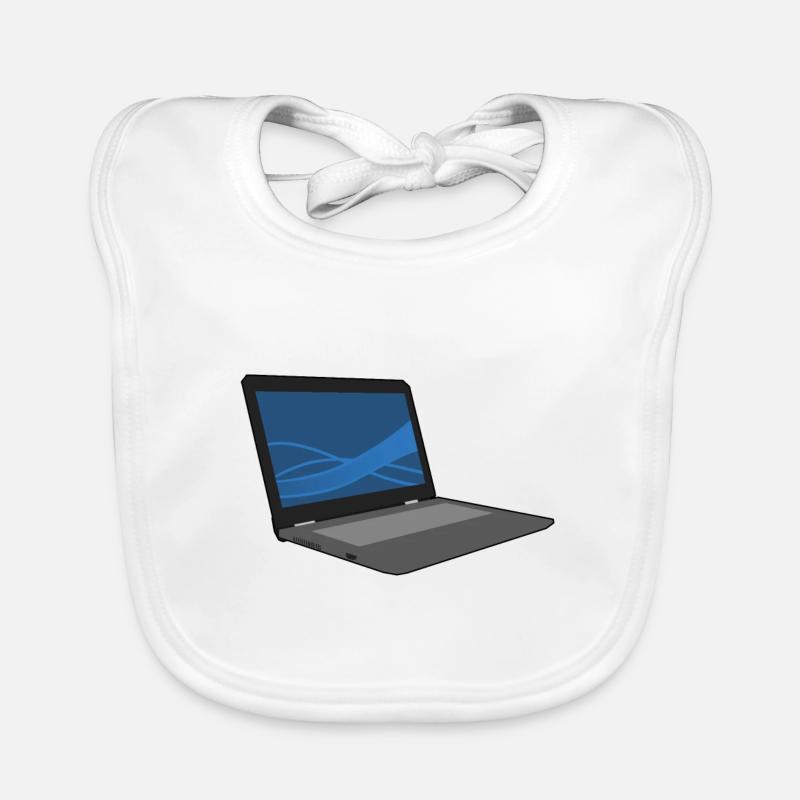 Idée cadeau ordinateur portable clavier ordinateur portable Bavoir bio Bébé