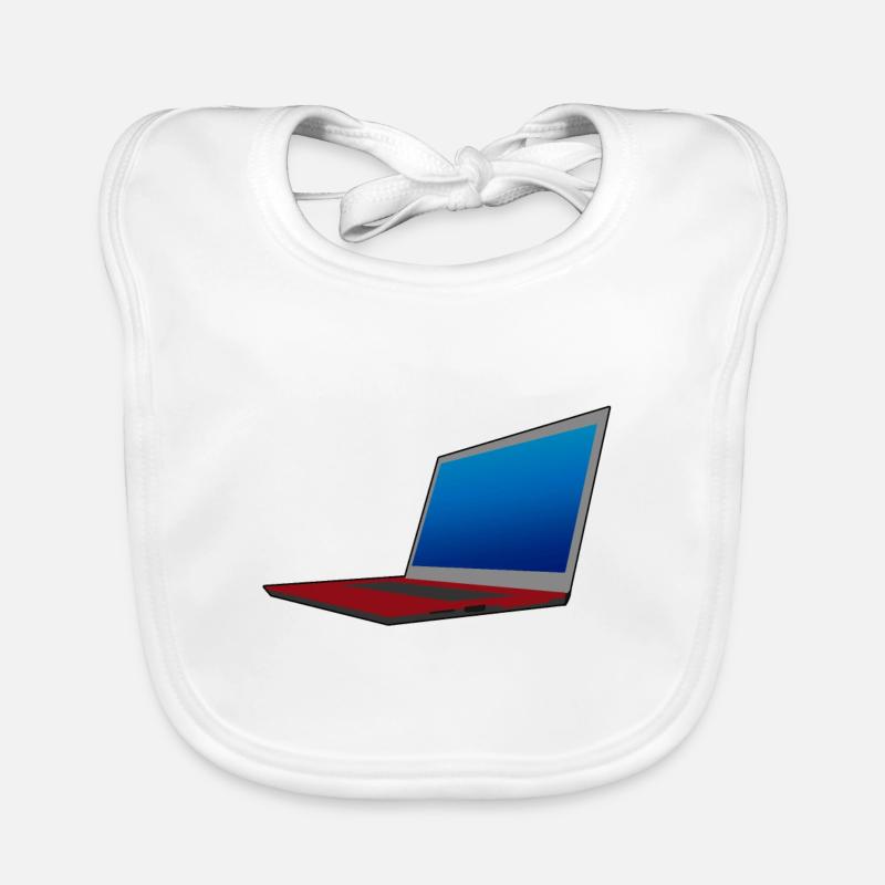 Idée cadeau ordinateur portable clavier ordinateur portable Bavoir bio Bébé