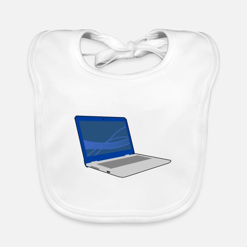 Idée cadeau ordinateur portable clavier ordinateur portable Bavoir bio Bébé