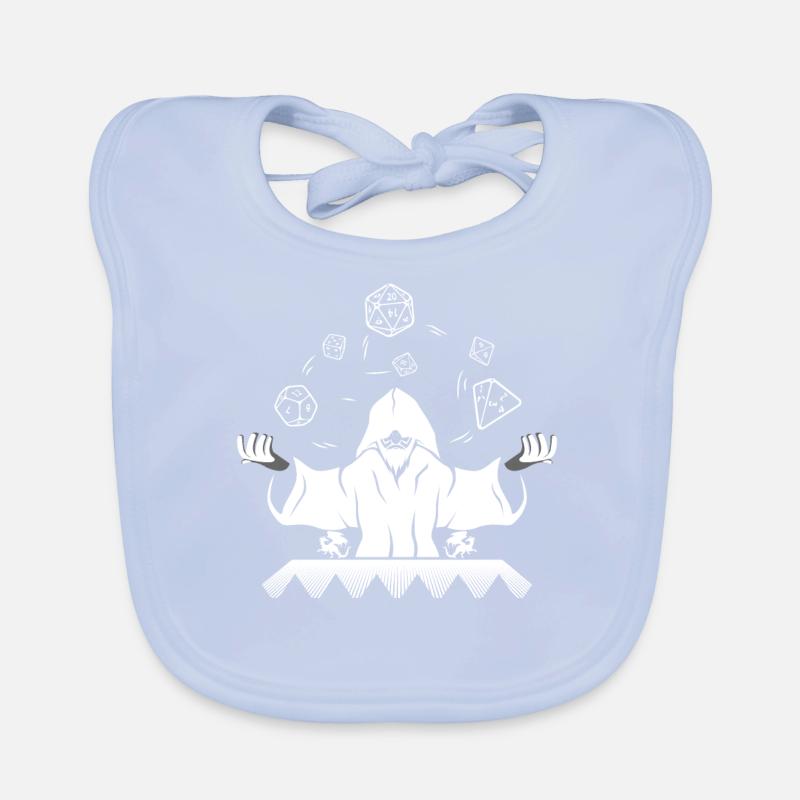 Game Master DM GOD D20 Wizard Tabletop Rollenspiel Baby Bio-Lätzchen