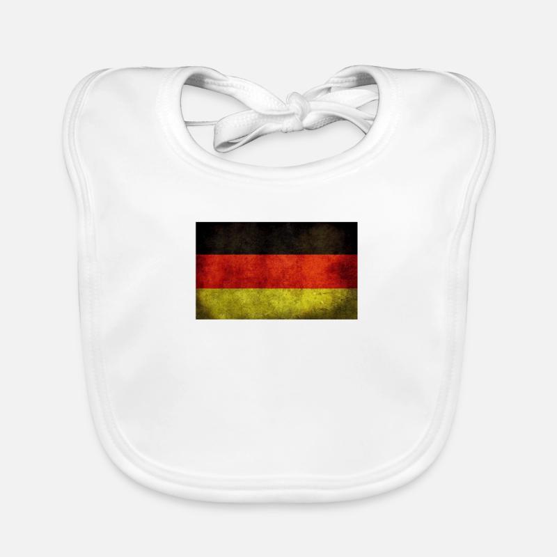 Germany Flag Germany German Flag German Organic Baby Bibs