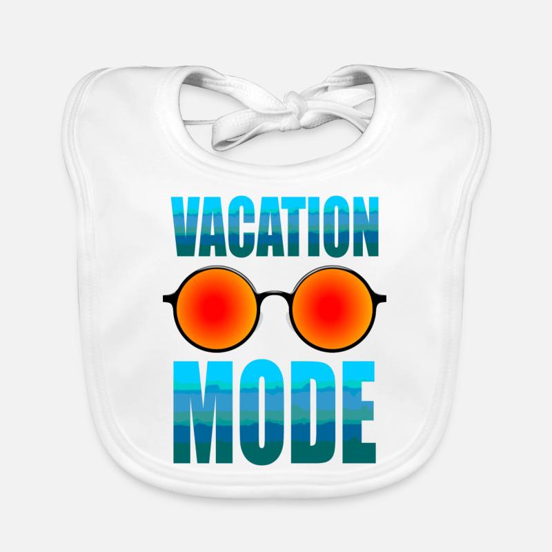 Vacation Mode Organic Baby Bibs