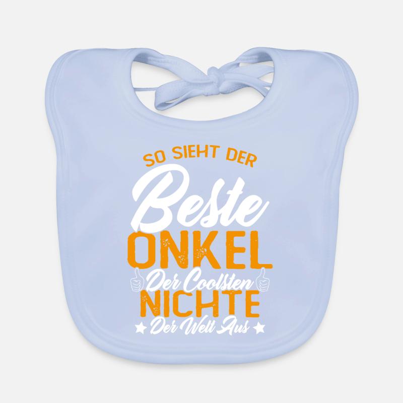 So sieht der beste Onkel der Welt aus Bavoir bio Bébé