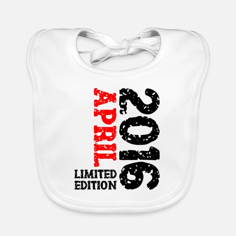 2016 April Limited Edition Geburtstag Geschenk Baby Bio-Lätzchen