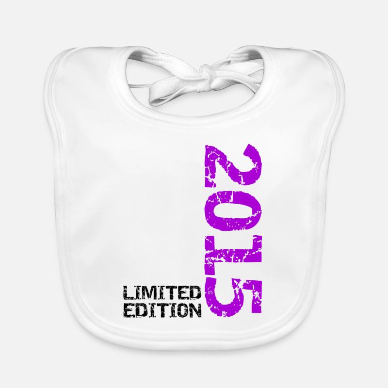 2015 Limited Edition Geburtstag Geschenk Deko Baby Bio-Lätzchen