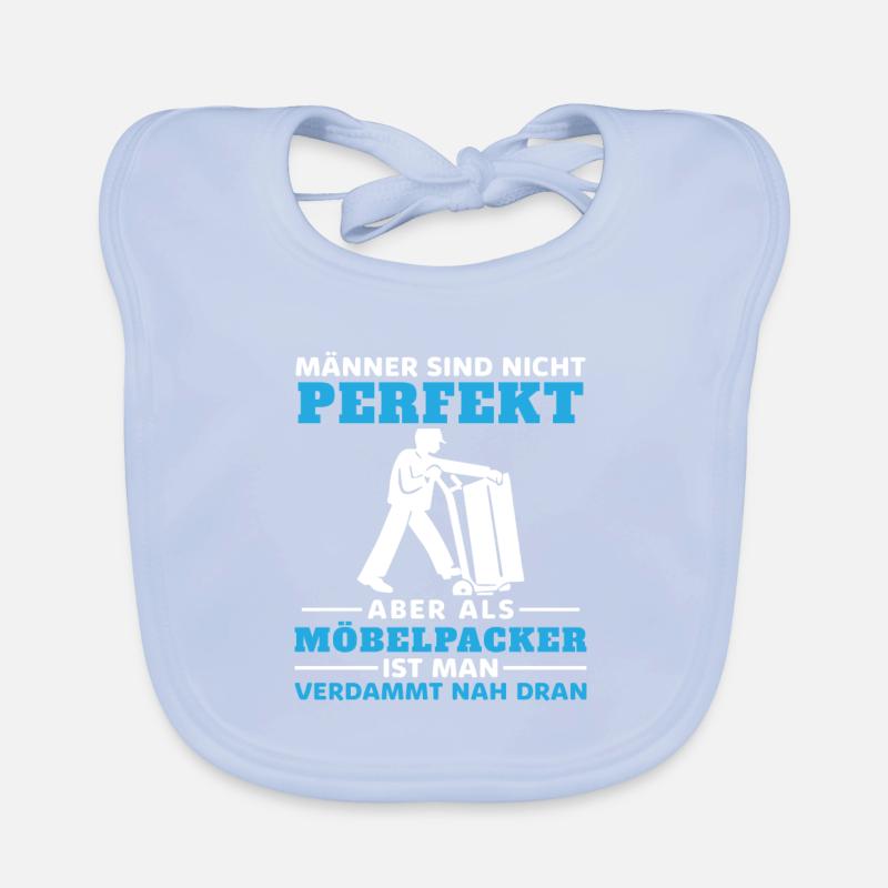 Möbelpacker Umzugshelfer Geschenkhumor Baby Bio-Lätzchen