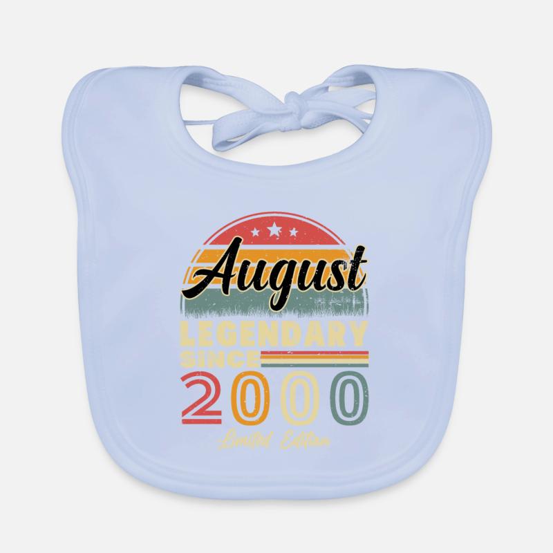 August 2000 Vintage Retro Geburtstagsgeschenk Baby Bio-Lätzchen