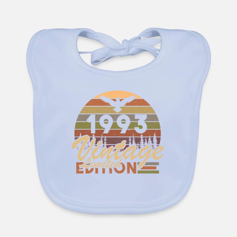 1993 Vintage Retro Geburtstagsgeschenk Baby Bio-Lätzchen