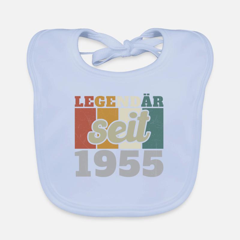 Legendär seit 1955 Geburtstagsgeschenk Baby Bio-Lätzchen