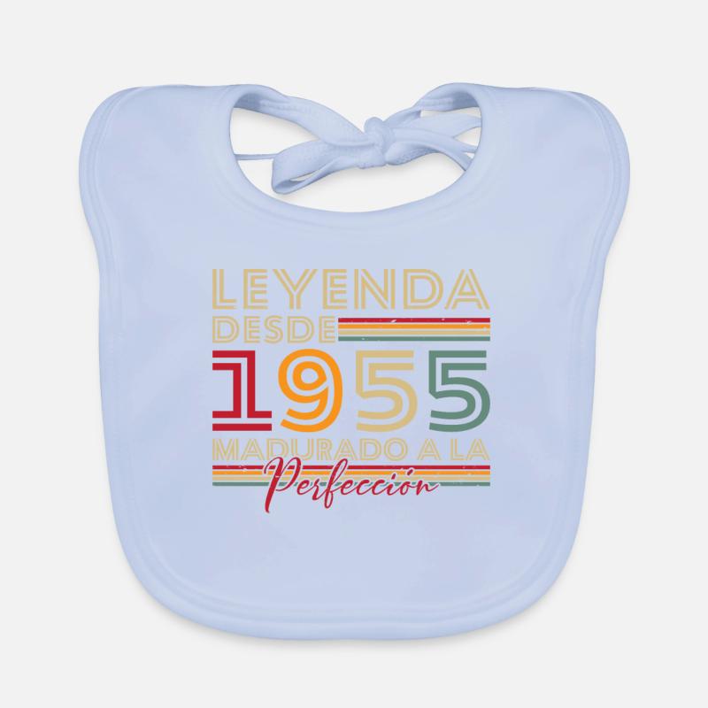 Legende seit 1955 Geburtstagsgeschenk Baby Bio-Lätzchen