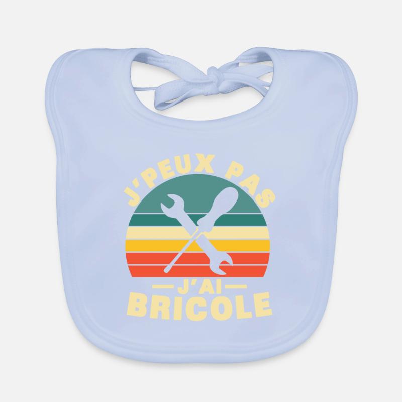 I Can't I DIY Humor Gift Organic Baby Bibs