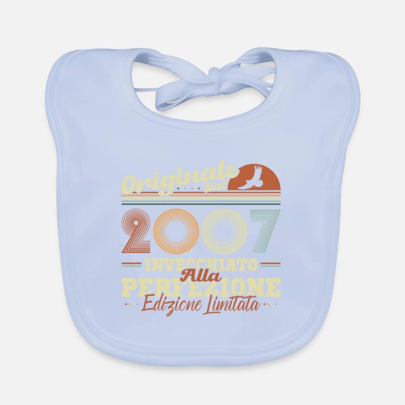 Original 2007 Retro Geburtstagsgeschenk Baby Bio-Lätzchen