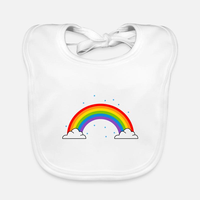 rainbow Organic Baby Bibs