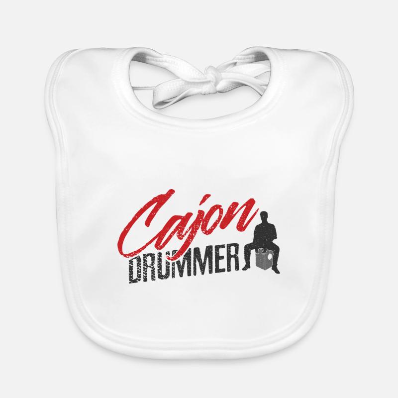 Cajon Cajon Drummer Baby Bio-Lätzchen