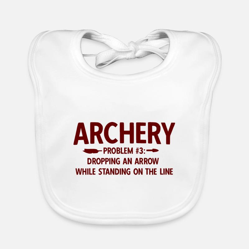 Bogenschießen Archery Baby Bio-Lätzchen