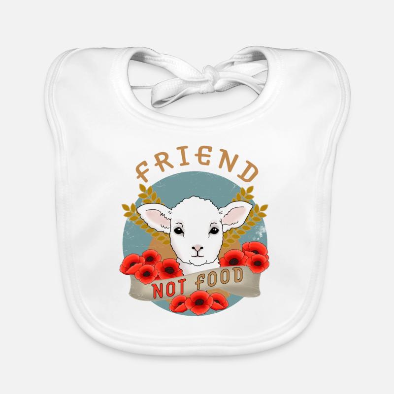 Sheep Gift Idea Organic Baby Bibs