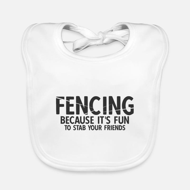 Fechten Baby Bio-Lätzchen