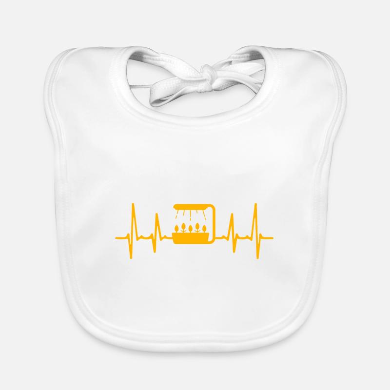Hydroponics Heartbeat Organic Baby Bibs