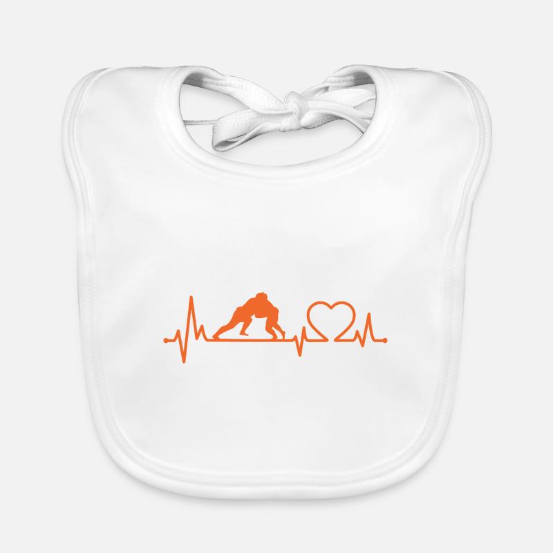 Sumo Heartbeat Organic Baby Bibs