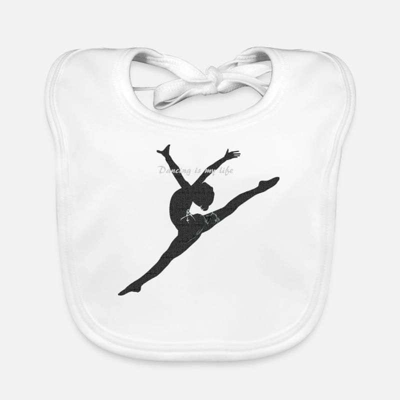 Danser c'est ma vie Bavoir bio Bébé