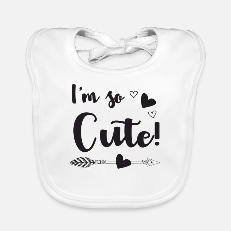 ich bin suess - Ein Geschenk Baby Bio-Lätzchen