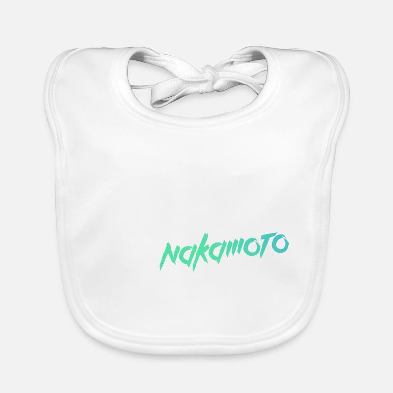 Satoshi Nakamoto - Baby Bio-Lätzchen - Weiß