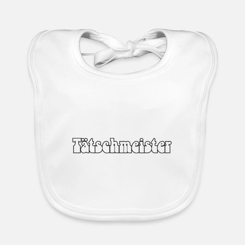 Tätschmeister oder Tätschmeischter gäu Baby Bio-Lätzchen