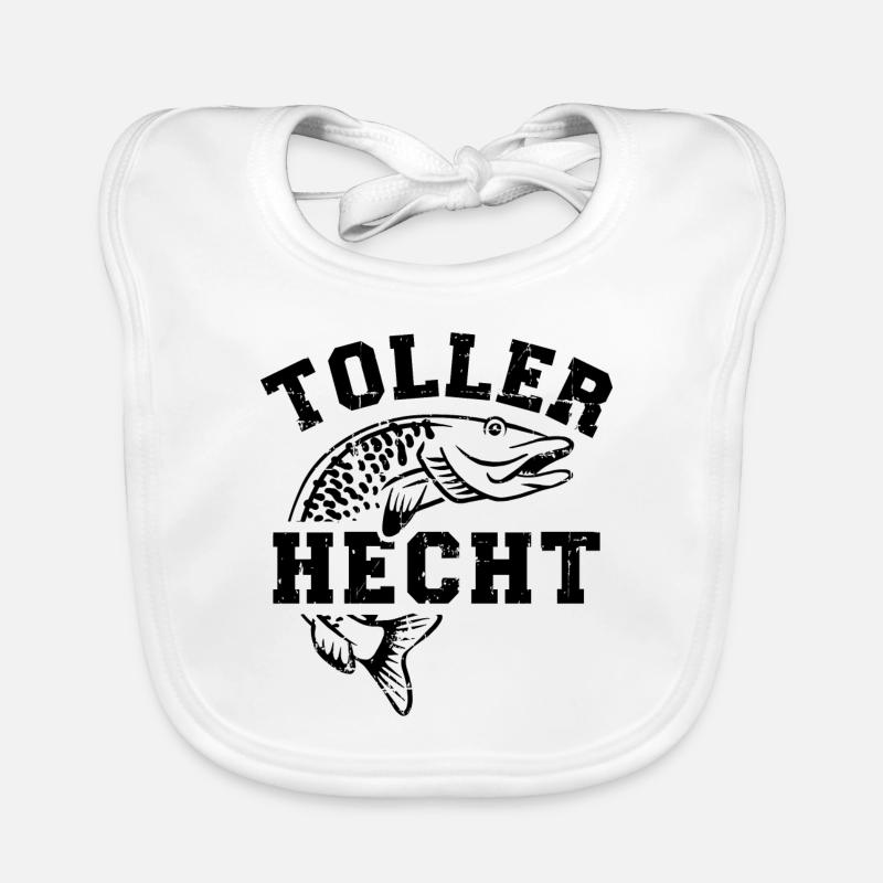 Hecht - Baby Bio-Lätzchen - Weiß