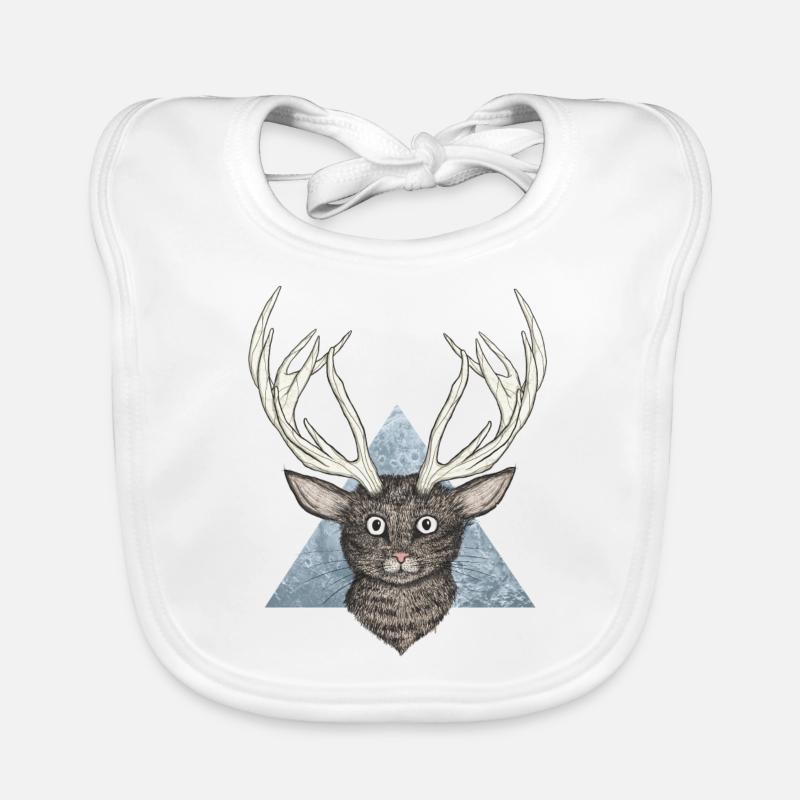 Deer Katze Baby Bio-Lätzchen