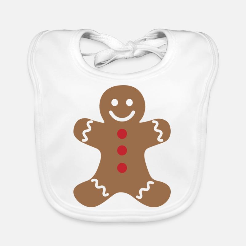 Lebkuchenmann Baby Bio-Lätzchen