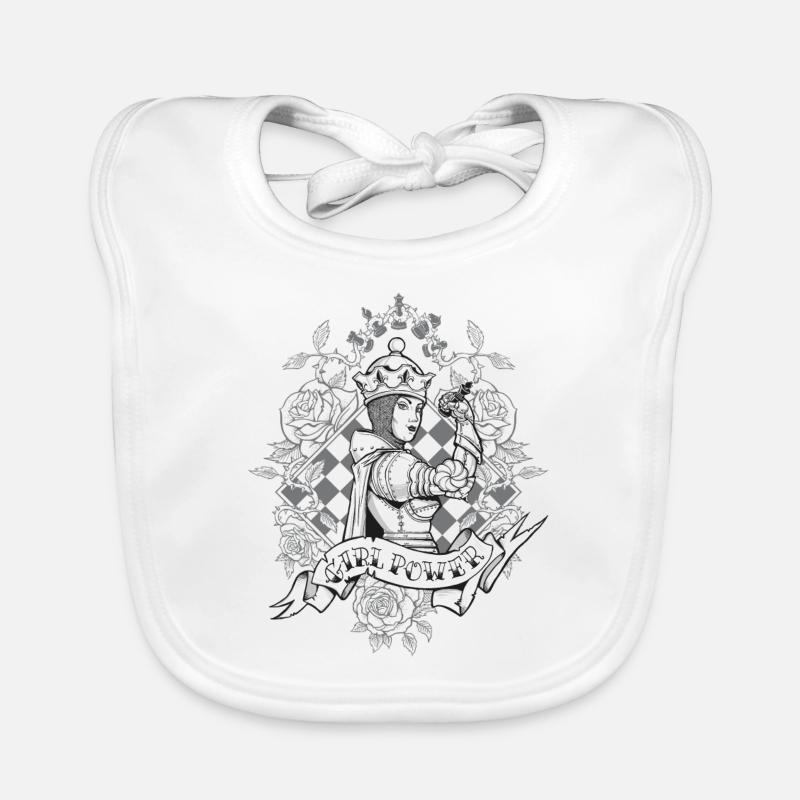 La Dame Blanche Bavoir bio Bébé