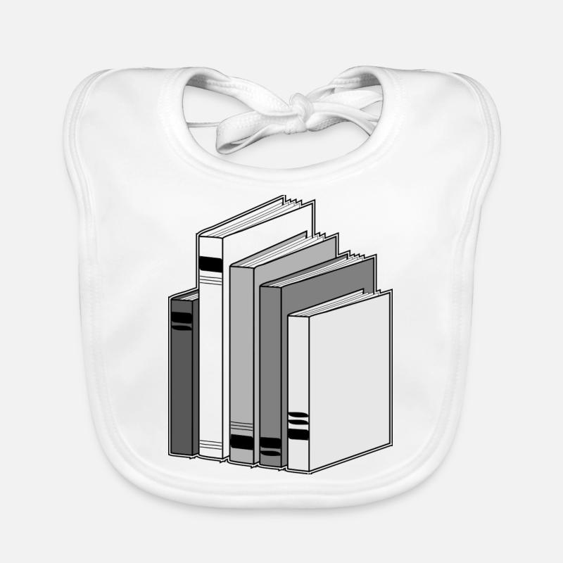 books reader reading buecher lesen lernen63 Baby Bio-Lätzchen