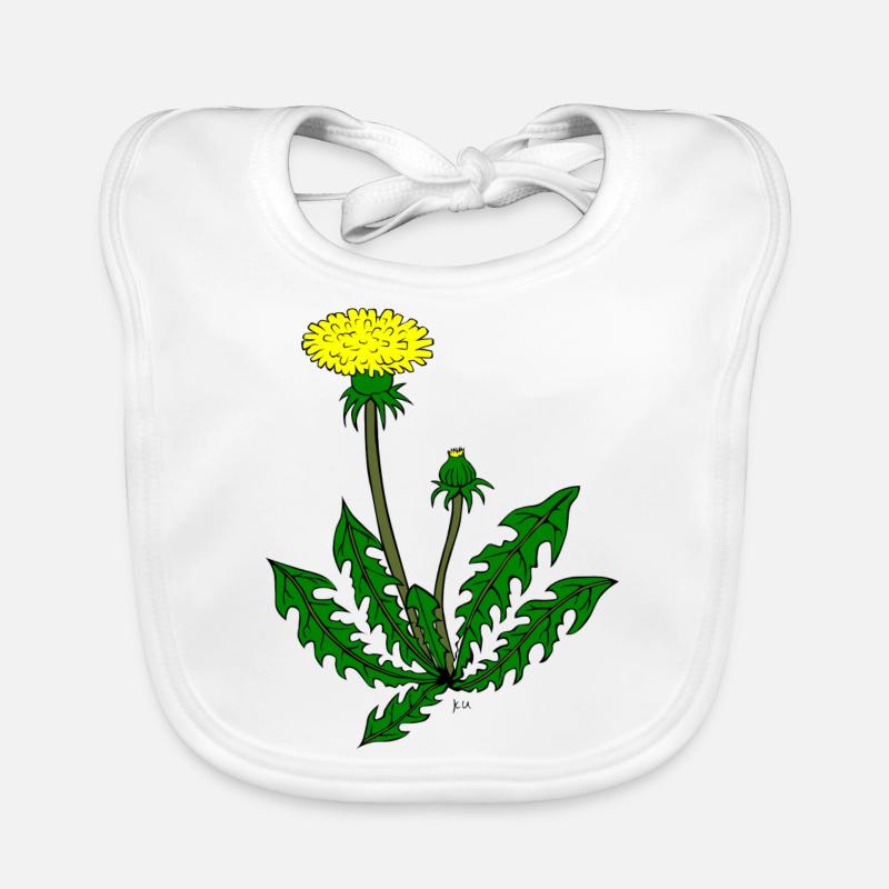 Löwenzahn Pusteblume Baby Bio-Lätzchen
