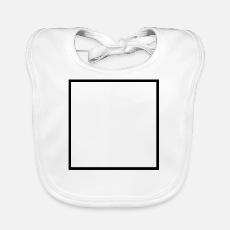 Symboles mathématiques - carré Bavoir bio Bébé
