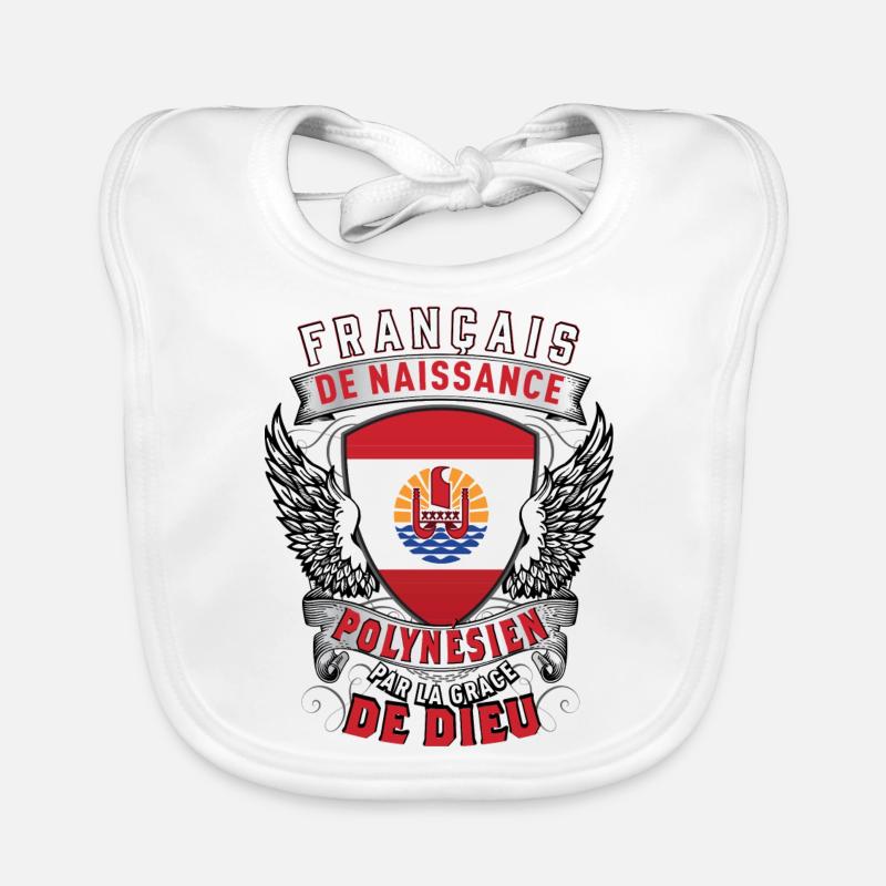 Polynesien Grâce de Dieu Bavoir bio Bébé