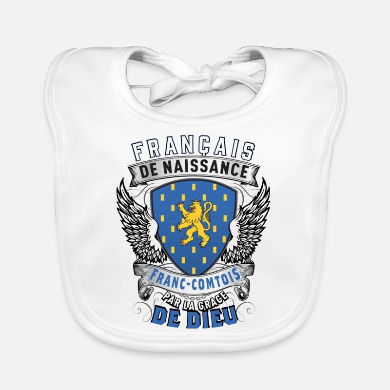 Franc-Comtois Grâce Dieu Bavoir bio Bébé