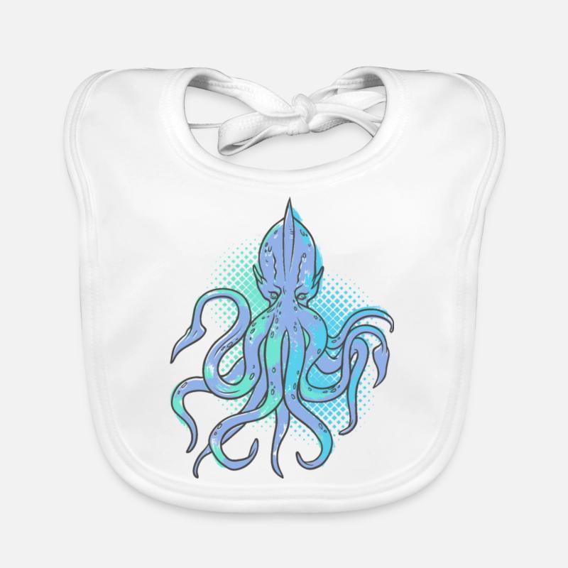 Octopus Organic Baby Bibs
