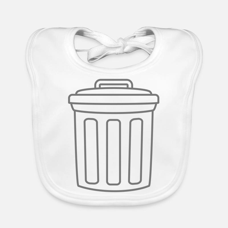 Garbage Can Organic Baby Bibs