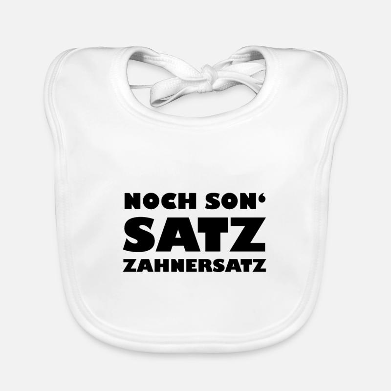 Still Son's set of dentures Organic Baby Bibs