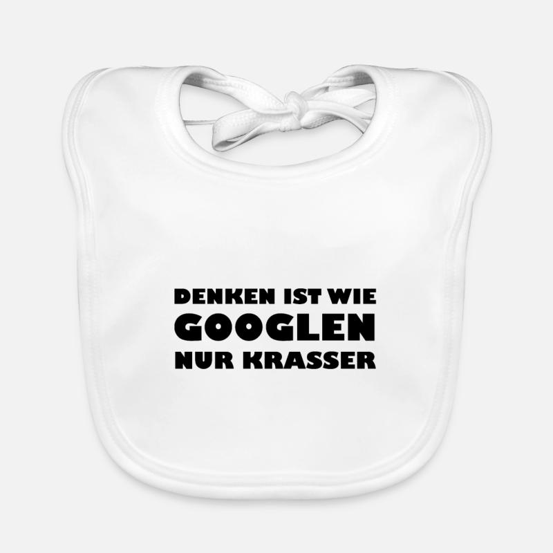 Denken Googlen Baby Bio-Lätzchen