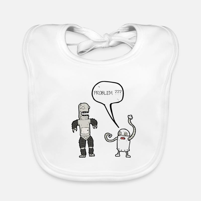 Problème de robot? Bavoir bio Bébé