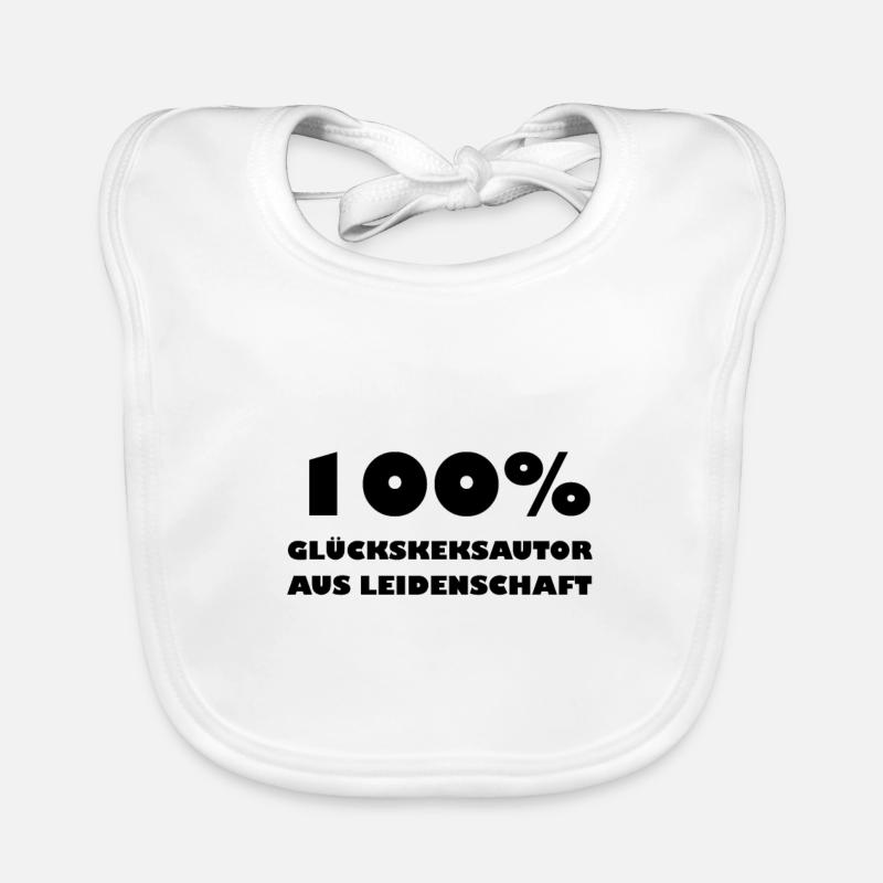 Glückskeks Leidenschaft Baby Bio-Lätzchen