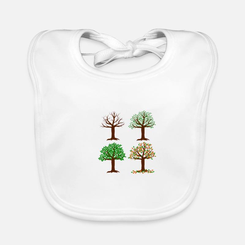 SAISON arbres Bavoir bio Bébé