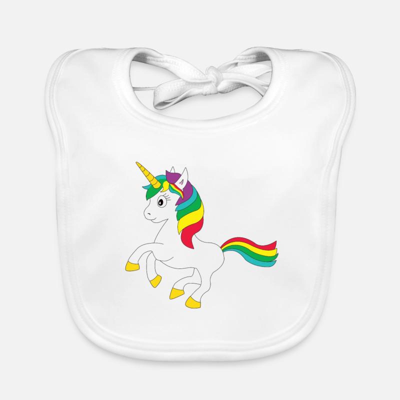 Licorne Licorne Bavoir bio Bébé
